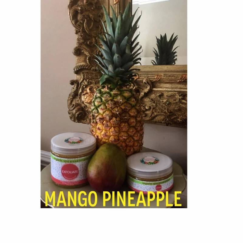 16 Unzen-Mango-Ananas-Zucker-Peeling von Etsy - OrganicSpaEssential