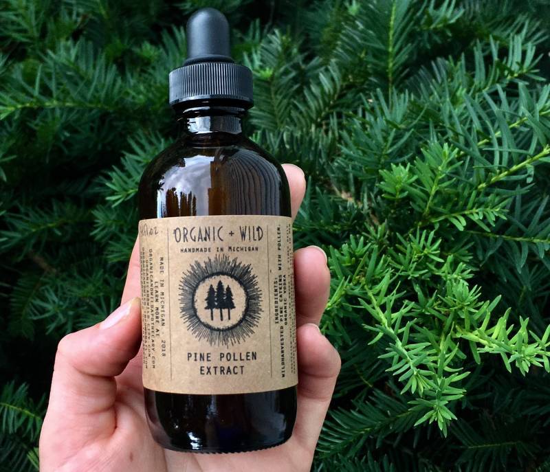 Vorbestellung Xl Pinienpollen Tinktur/Extrakt - Biologisch von Etsy - OrganicandWild