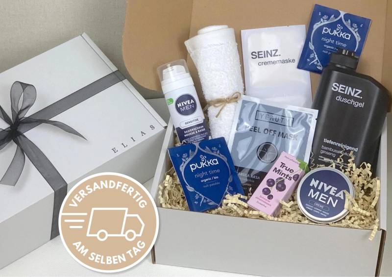 Personalisierte Geschenkbox Für Männerbox in 2 Varianten Geschenk Vatertag Geburtstag Wellness Hochzeit Männergeschenk # von Etsy - OtherYouShop
