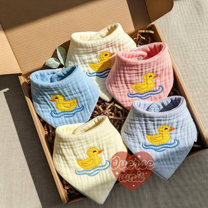 Benutzerdefinierte Gelbe Ente Babylätzchen Personalisierte Hand Bestickt Lätzchen Für Neugeborene Sabber Baby Shower Geschenk Baby-Accessoires von Etsy - Oversewnit