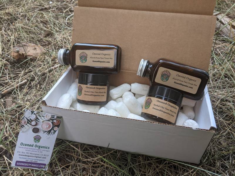 Pflanzliche Ton Gesichtsmaske Box Bio, Vegan, Non-Gmo von Etsy - OzonedOrganics