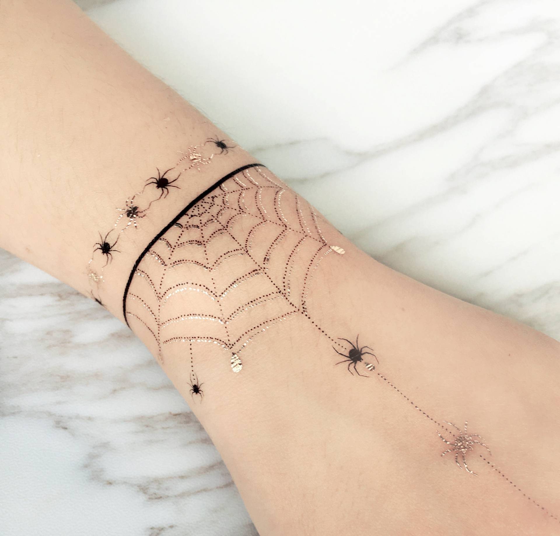 Halloween Spinne Temporäres Tattoo Halloween Spinne Temporäres Tattoo von Etsy - PAPERSELF