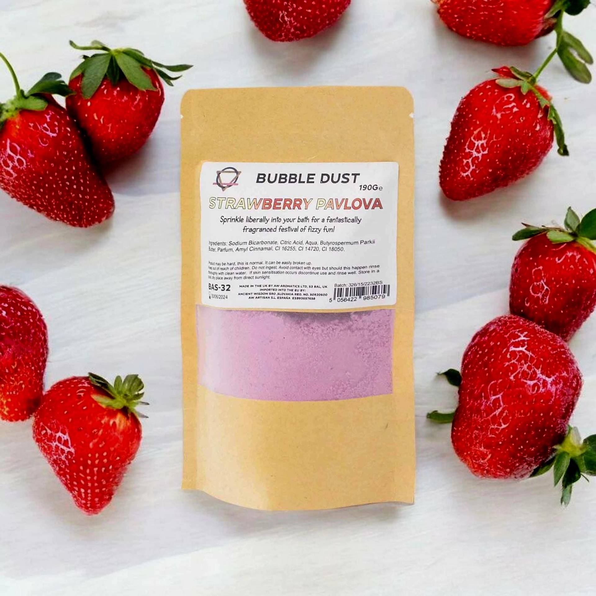 Pavlova Erdbeer-Badepulver 200G von Etsy - PELKASHOP