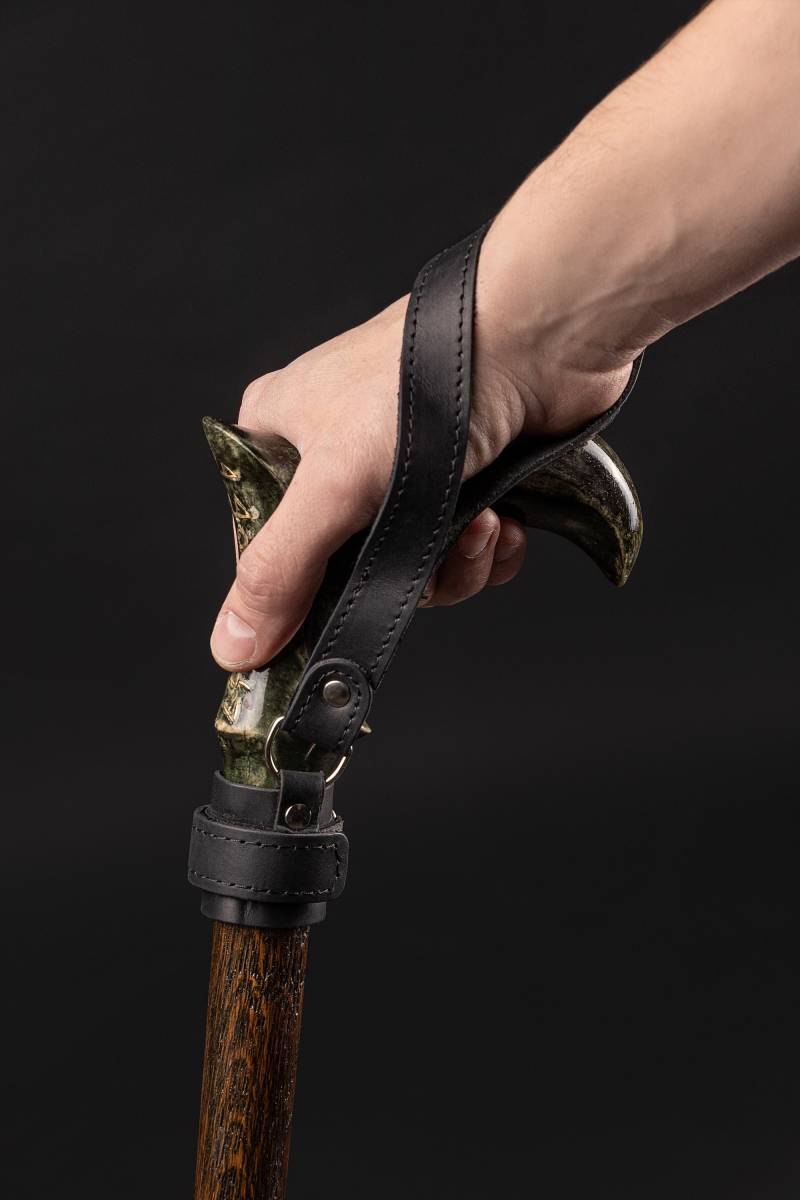 Gehstock Handgelenk Schnur - Klemme Schwarz Schlaufe Universal von Etsy - PORTNYI