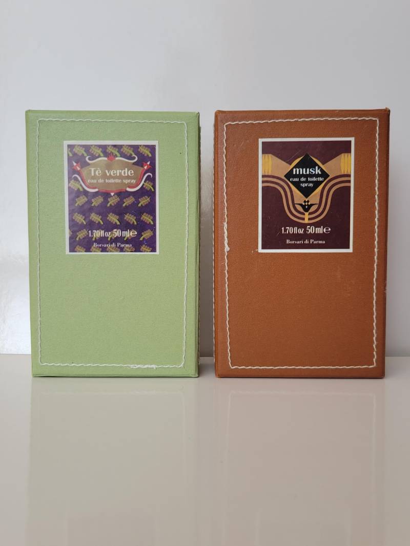 Vintage Borsari Di Parma "Classics" | 2 Flaschen "Te Verde Und Musk" 50Ml Edt Spray Vintage Borsari Di Parma "Classics" | 2 Flaschen "Te Verde Und Musk" 50Ml Edt Spray von Etsy - PROFUMIandPROFUMI