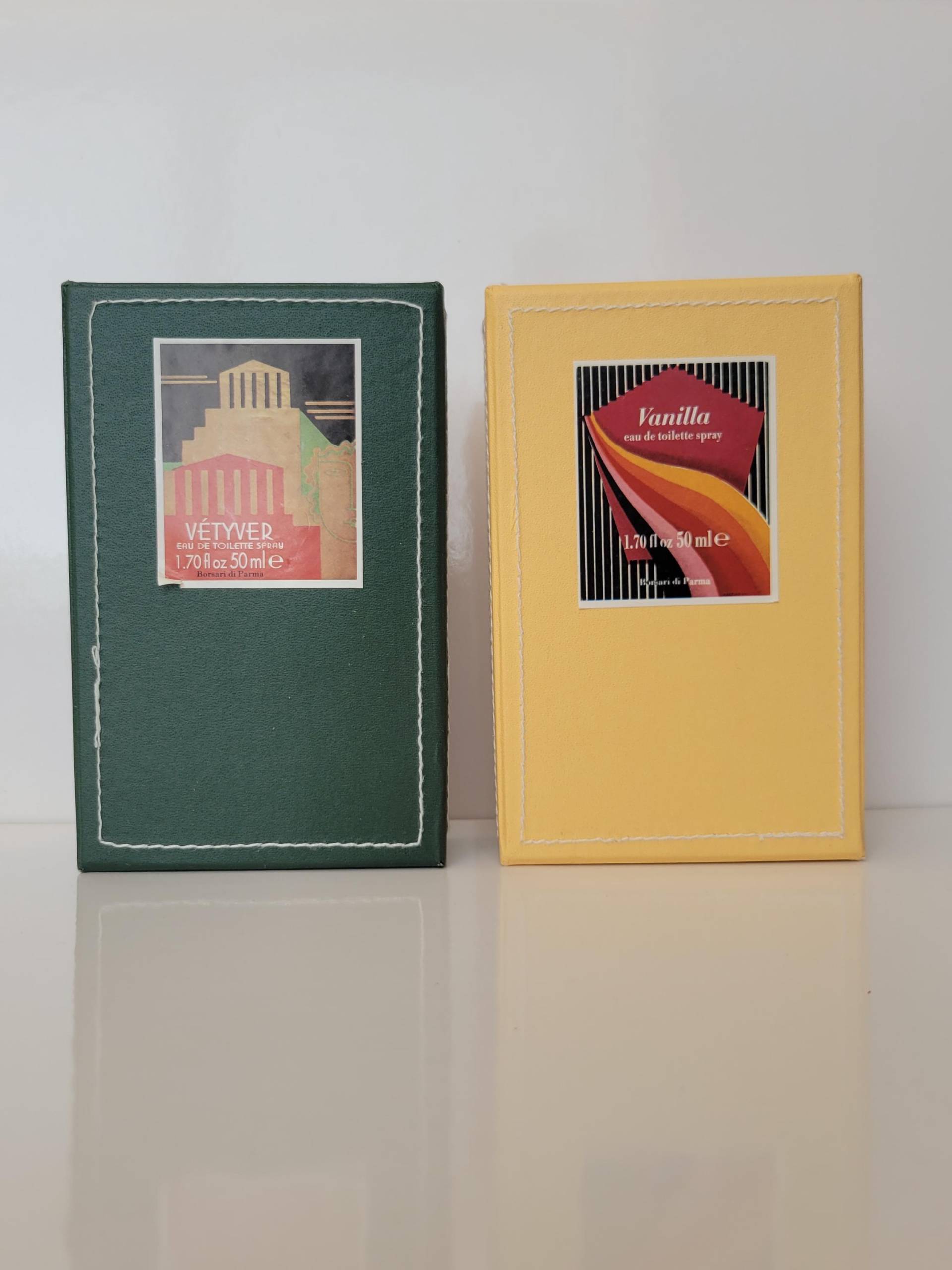 Vintage Borsari Di Parma "Classics" | 2 Flaschen "Vanilla Und Vetyver" 50Ml Edt Spray von Etsy - PROFUMIandPROFUMI