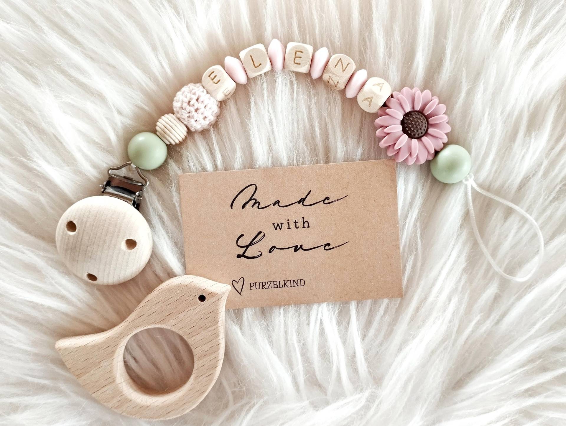 Schnullerkette Mit Name Und Blume Rosa Grün, Personalisierte Mädchen, Mädchen Schnullerkette Mit Name Und Blume Rosa Grün, Personalisierte Mädchen, Mädchen von Etsy - PURZELKINDshop