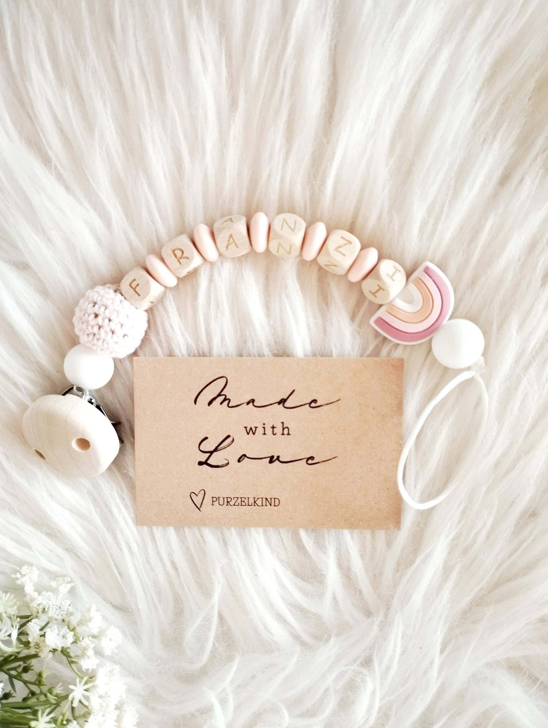 Schnullerkette Mit Name Und Regenbogen, Personalisiert Für Mädchen, Rosa, Personalisierte Schnullerkette, Mädchen Apricot Schnullerkette Mit Name Und Regenbogen, Personalisiert Für Mädchen, Rosa, Personalisierte Schnullerkette, Mädchen Apricot von Etsy - PURZELKINDshop