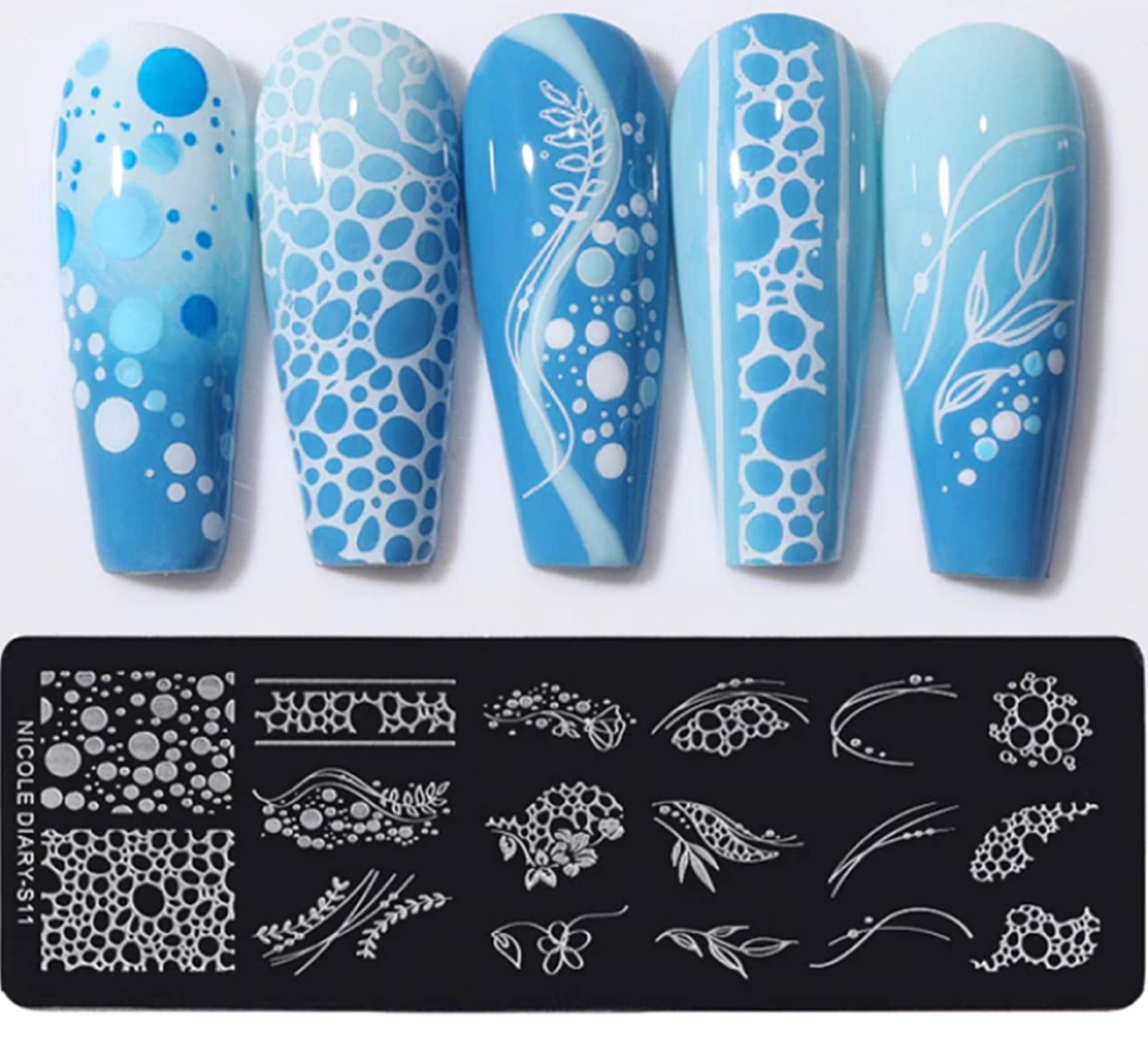 Bläschen Meer Schöne Muster Stempelplatten Sommer Nagel Stempel Vorlagen Druckschablone Bläschen Meer Schöne Muster Stempelplatten Sommer Nagel Stempel Vorlagen Druckschablone von Etsy - PalaceofBeads