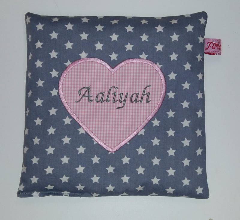 Kleines Körnerkissen Mit Namen" Kleines Körnerkissen Mit Namen" von Etsy - Panjona