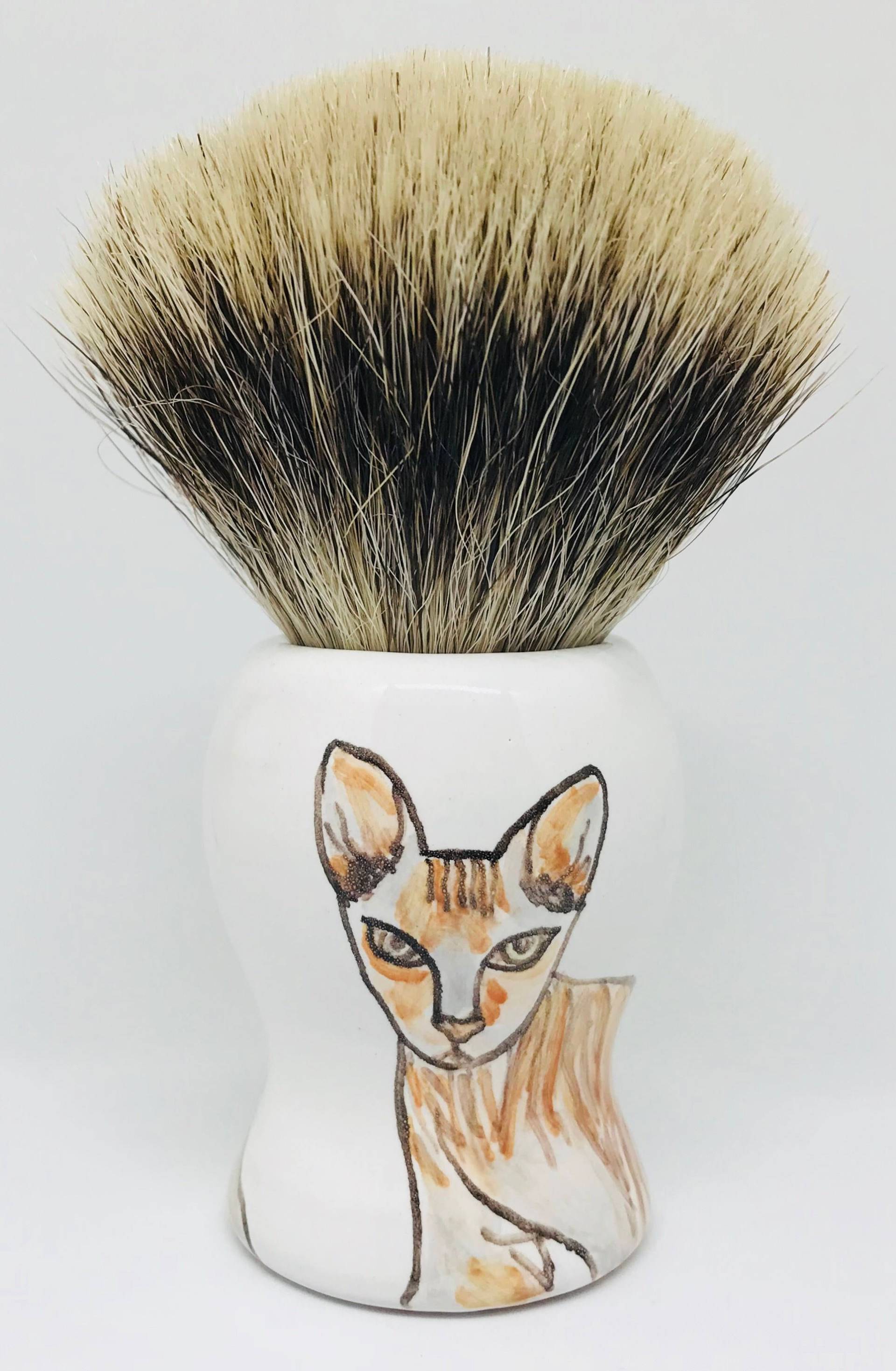 Pantarei Sphynx Manchurian Oder Silvertip Dachs 28mm von Etsy - PantaReiBrushes