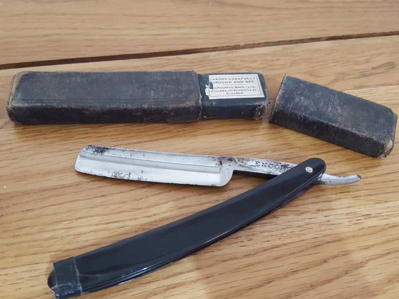 Antik Rasiermesser, Encore, Thomas Turner & Co., Sheffield, Cut Throat, Wet Shave, Barbershop, Mens Grooming von Etsy - PastNFutureUK