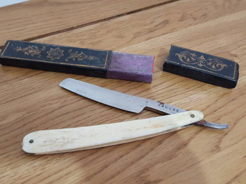 Vintage Aushalten Rasiermesser, Knochen Schnitt Hals, Nassrasur, Barbershop, Herren Bräutigam von Etsy - PastNFutureUK