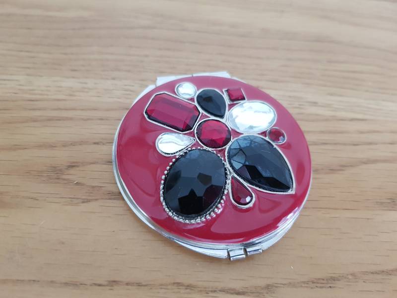Vintage Doppelspiegel, Handtaschenspiegel, Kompaktspiegel, Damen-Eitelkeit, Falten, Kosmetik Und Schönheit, Gesichtsspiegel von Etsy - PastNFutureUK