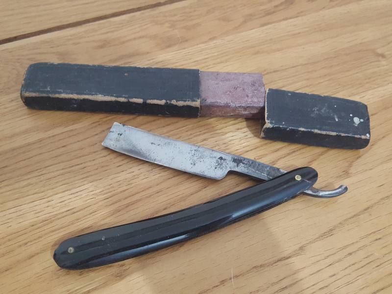Vintage Joseph Allen & Söhne Rasiermesser, Wedge, Cut Throat, Rasieraccessoire, Barbershop von Etsy - PastNFutureUK