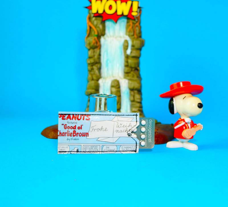 Pillenhülle S Snoopy & Peanuts Comic Upcycling Unikat von Etsy - PauwPauw