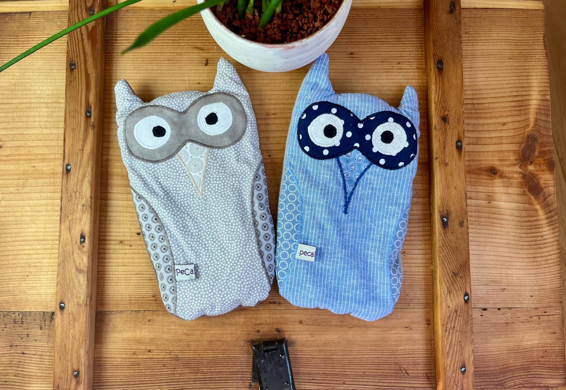 Eule Kirschkernkissen, Wärmekissen, Kältekissen, Handgemacht, Mikrowelle, Geschenk, Thermokissen, Pecale, Wärme-Kälte-Therapie von Etsy - PeCaLe