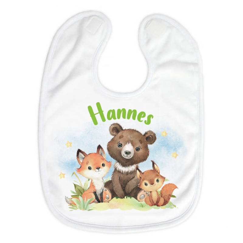 Lätzchen Mit Namen - Waldtiere Bär von Etsy - Peppylinchen