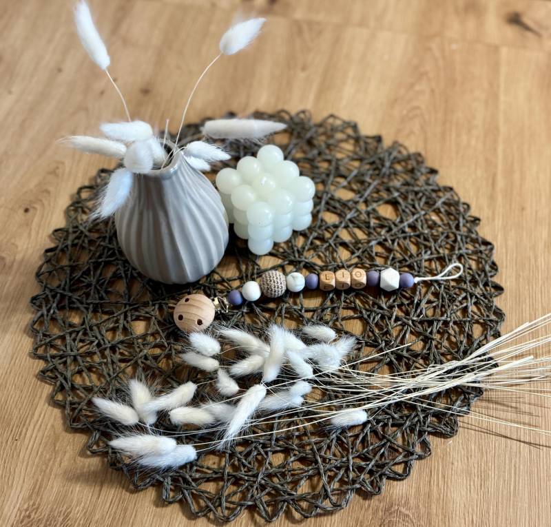 Personalisierbare Schnullerkette von Etsy - Perlenkindhandmade