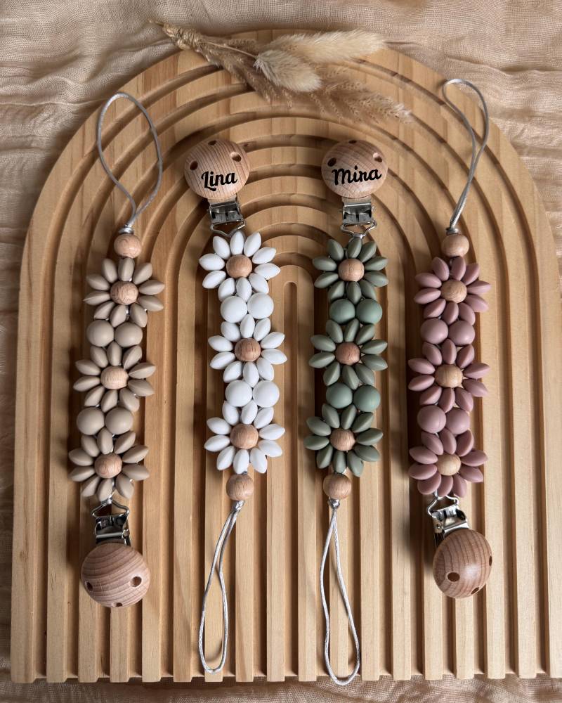 Schnullerkette, Schnullerkette Mit Name, Schnullerklip Für Mädchen, Baby Geschenke, Geschenk Zur Geburt von Etsy - PerlenkisteeHandmade