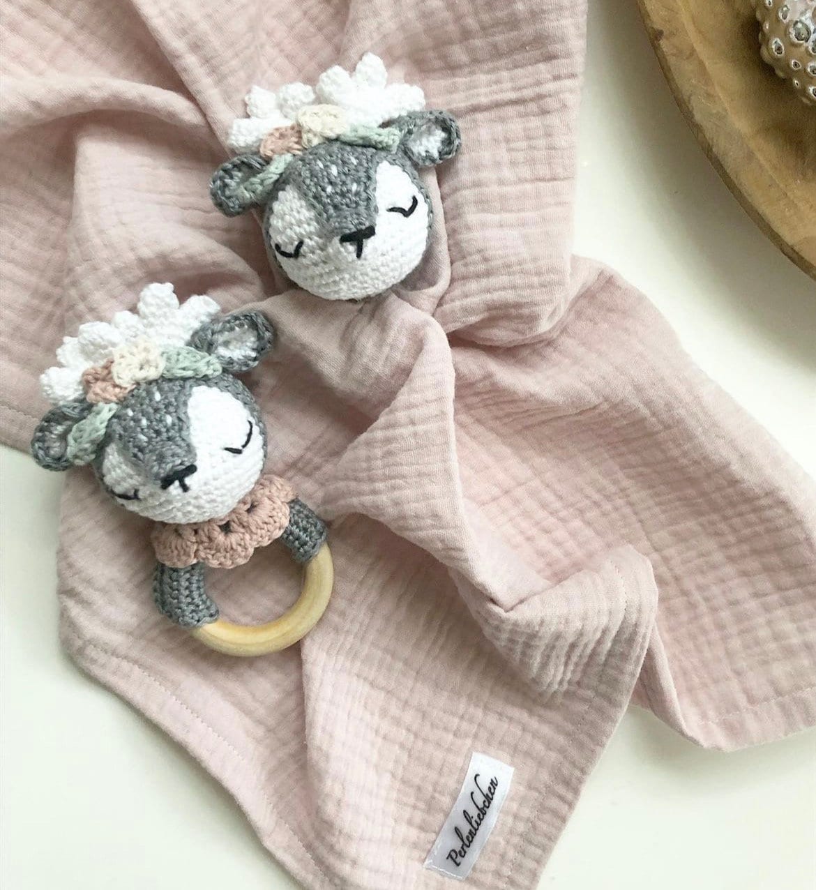 Häkelrassel Rudolph/Zoey Häkelrassel Rudolph/Zoey von Etsy - Perlenliebchen