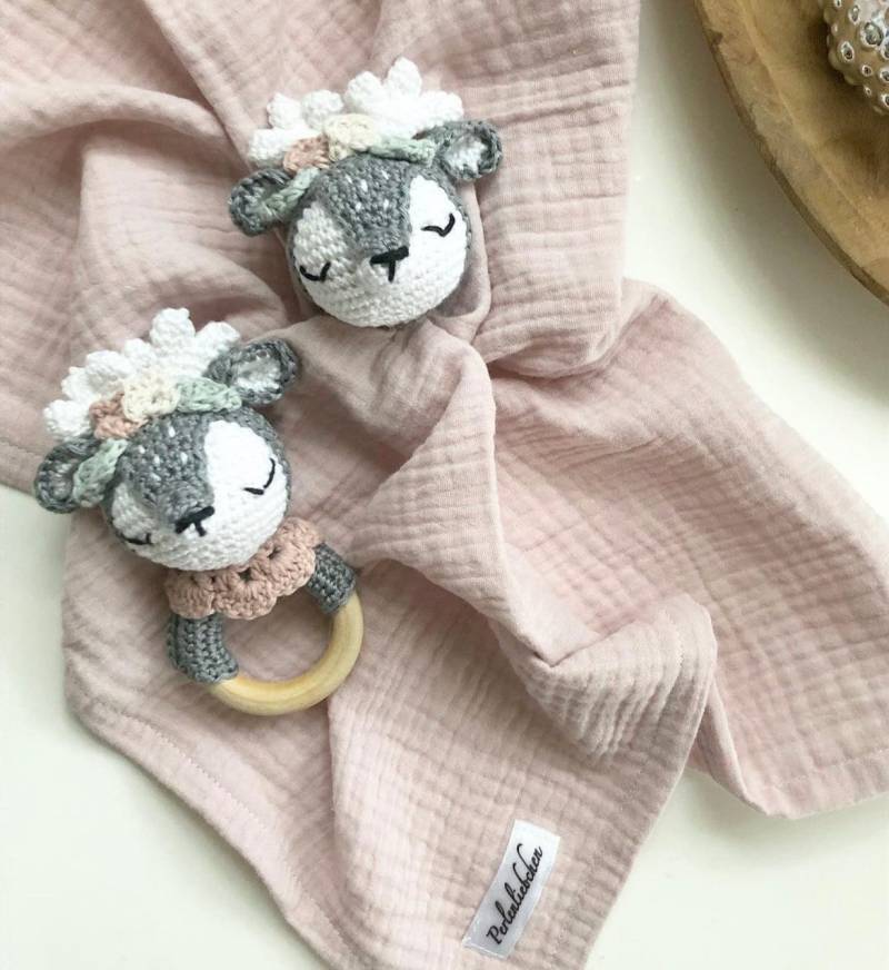 Häkelrassel Rudolph/Zoey Häkelrassel Rudolph/Zoey von Etsy - Perlenliebchen