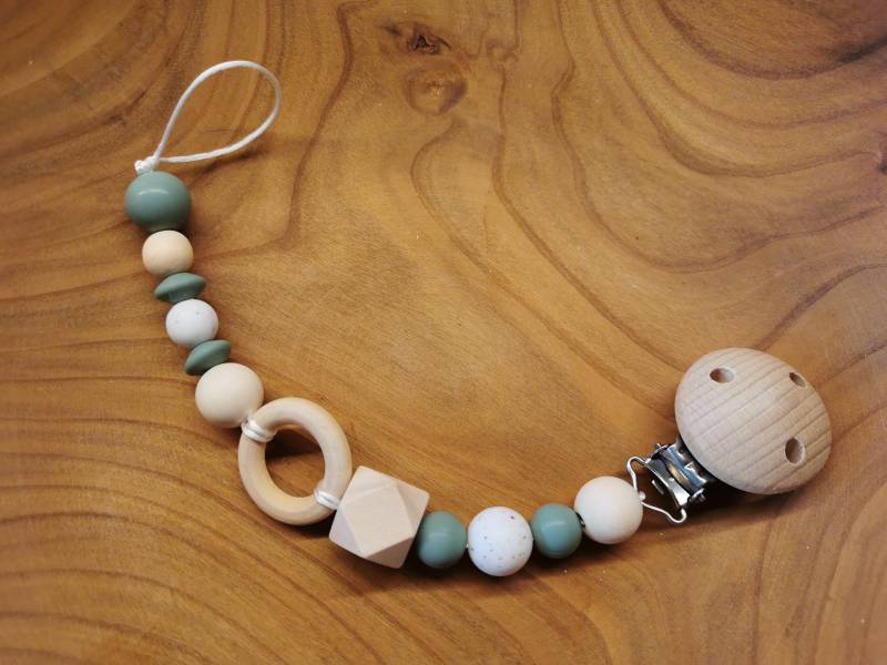 Schnullerkette, Geschenk Zur Geburt Oder Taufe von Etsy - Perlenreihe