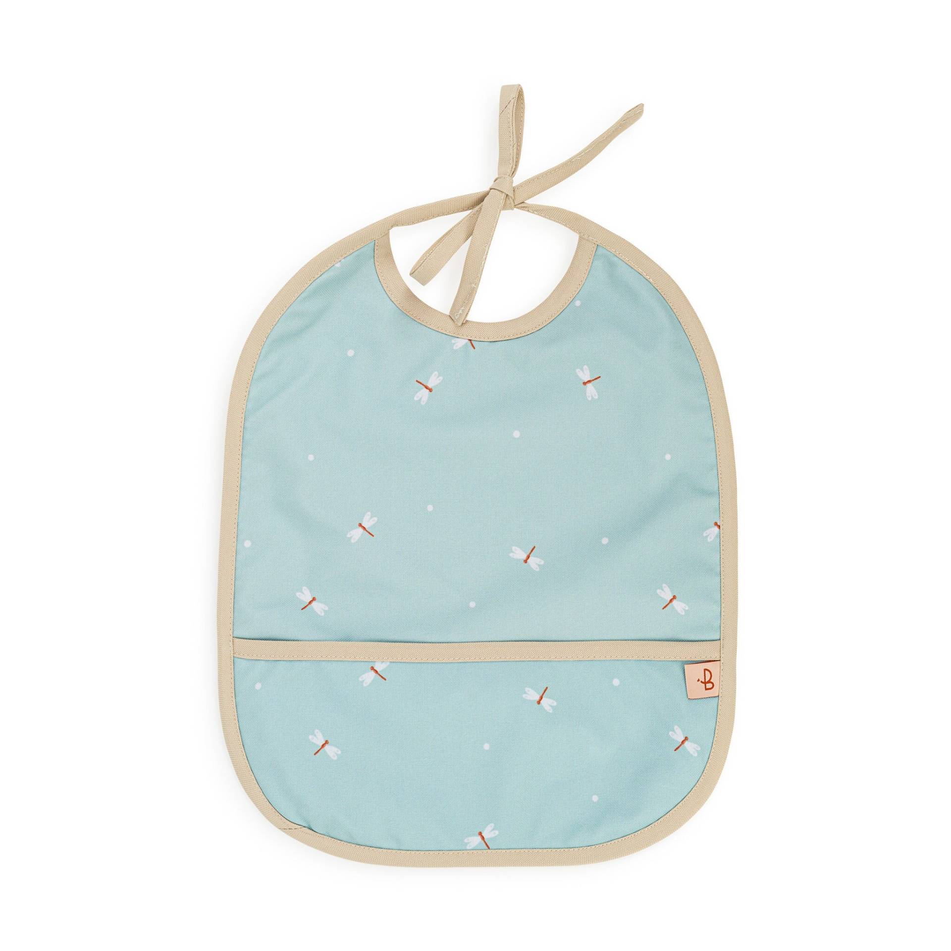Grünes Babylätzchen Mit Libelle, Wasserabweisendes Grünes Babylätzchen Mit Libelle, Wasserabweisendes von Etsy - PetitBabu
