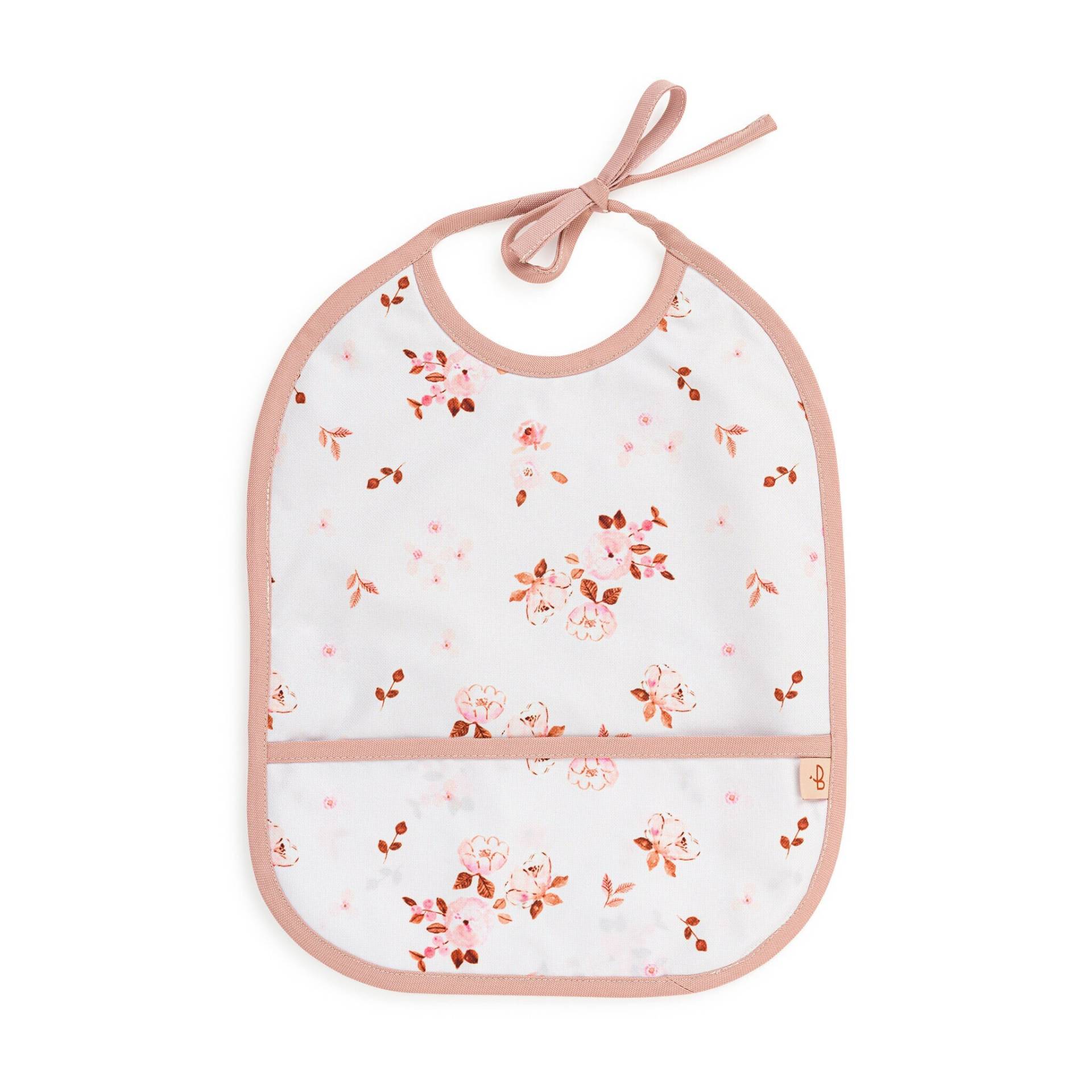 Rosa Babylätzchen Mit Apfelblüte, Wasserabweisendes Babylätzchen, Für Mädchen Rosa Babylätzchen Mit Apfelblüte, Wasserabweisendes Babylätzchen, Für Mädchen von Etsy - PetitBabu