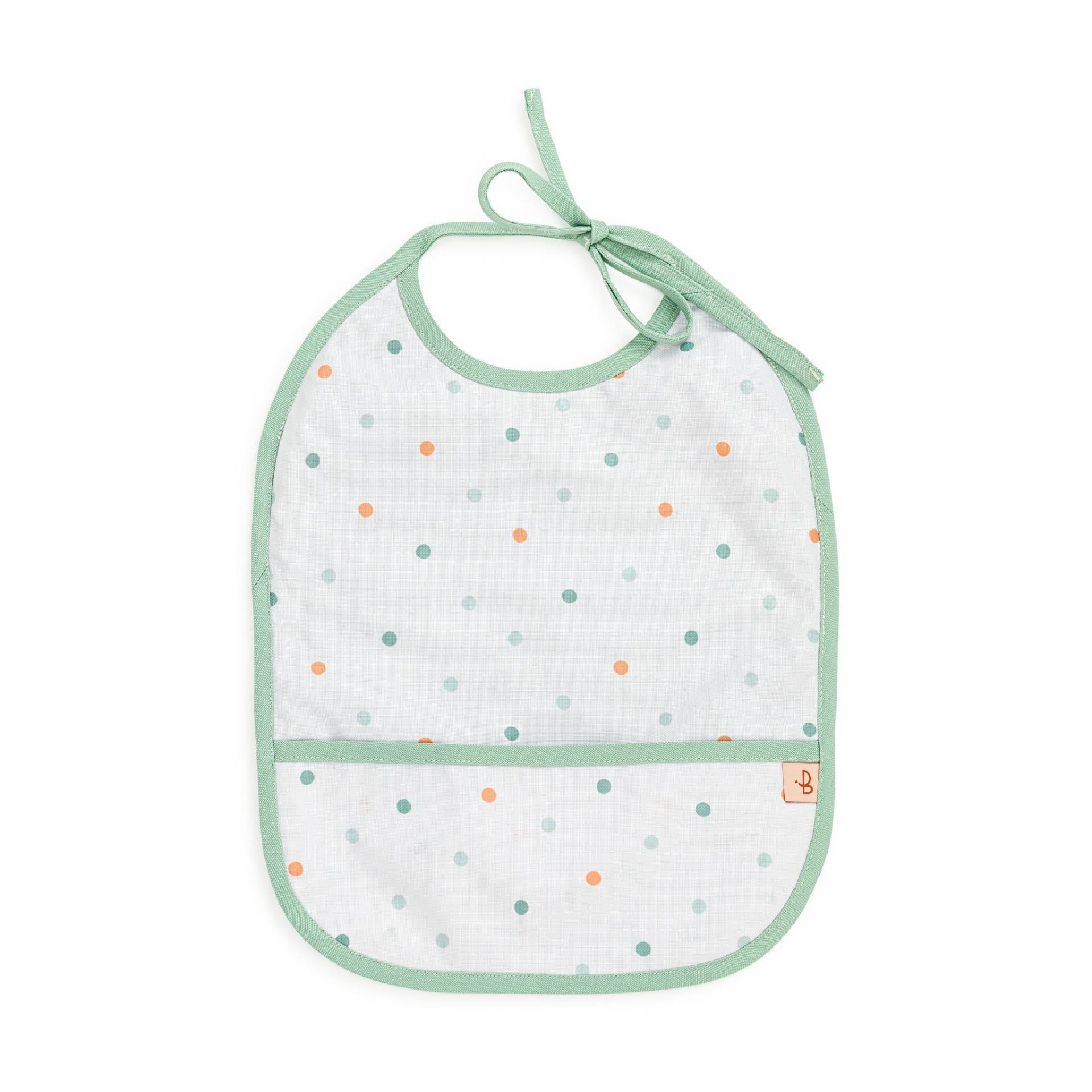 Sea Green Baby Bib Gepunktet, Wasserabweisendes Babylätzchen Sea Green Baby Bib Gepunktet, Wasserabweisendes Babylätzchen von Etsy - PetitBabu