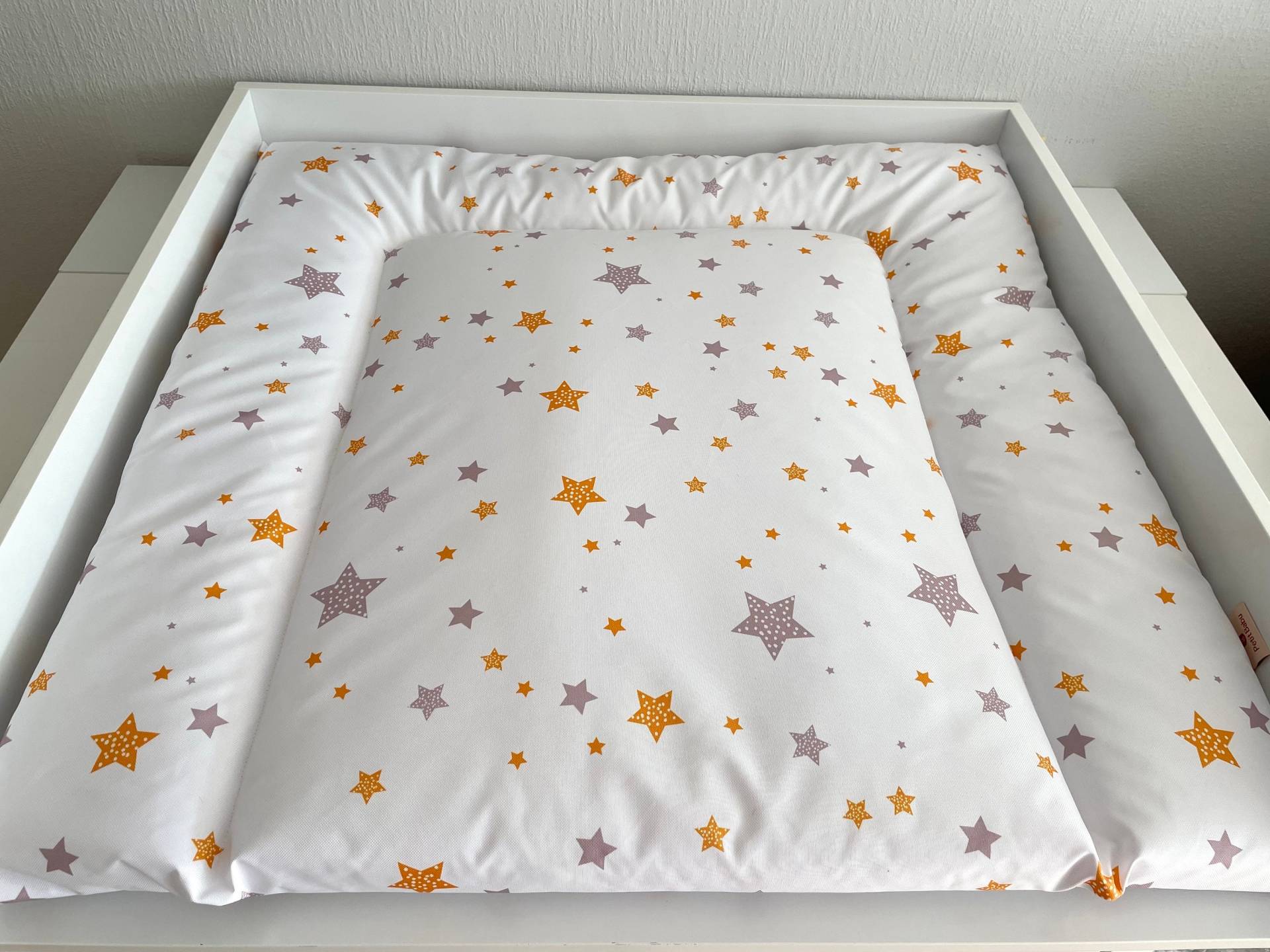 Wasserabweisende Wickelauflage Mit Sternen, Abwaschbare Sternen Wasserabweisende Wickelauflage Mit Sternen, Abwaschbare Sternen von Etsy - PetitBabu