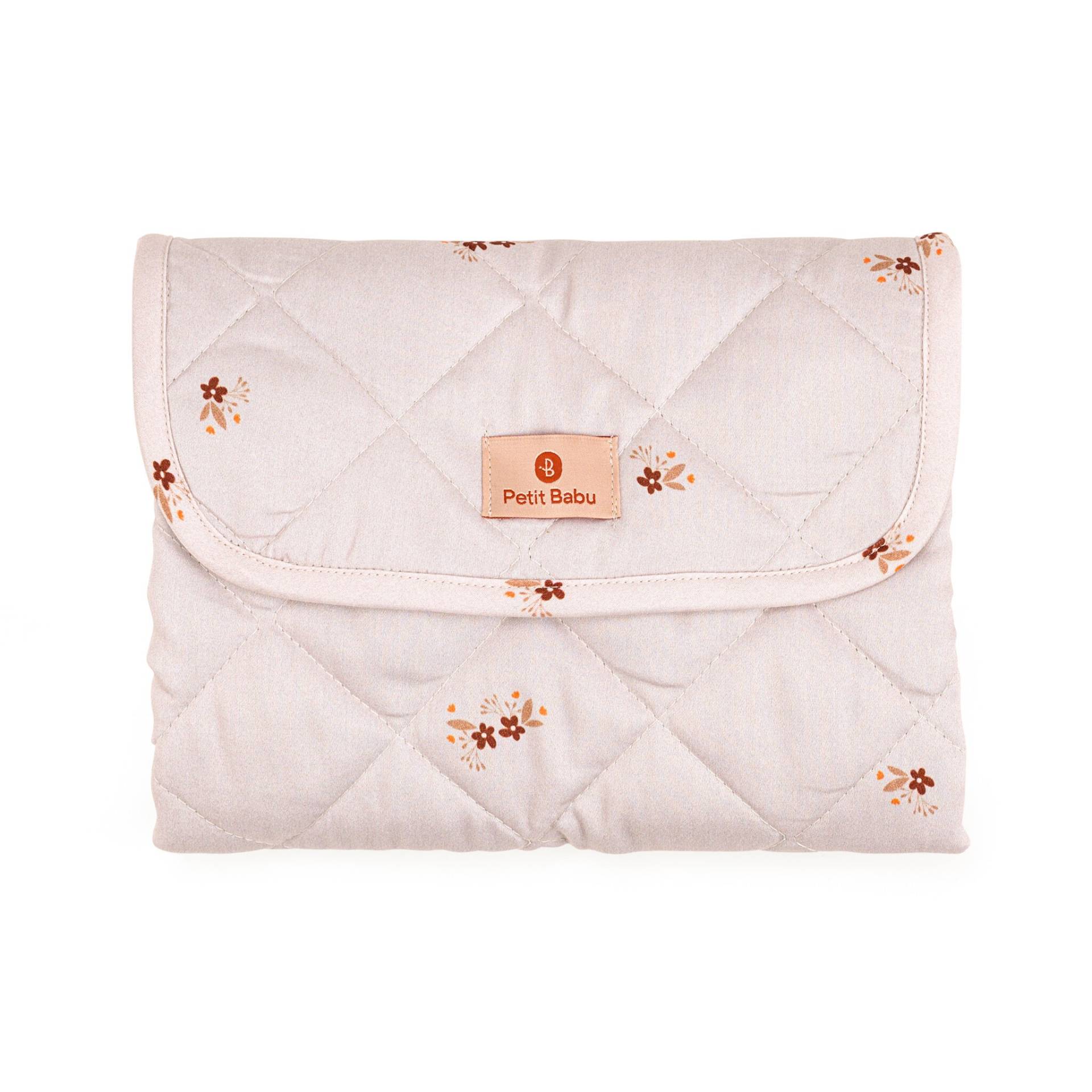 Wickeltasche Mit Blumen, Wickelunterlage, Beige Wickeltasche, Tragbare Wickelunterlage Wickeltasche Mit Blumen, Wickelunterlage, Beige Wickeltasche, Tragbare Wickelunterlage von Etsy - PetitBabu