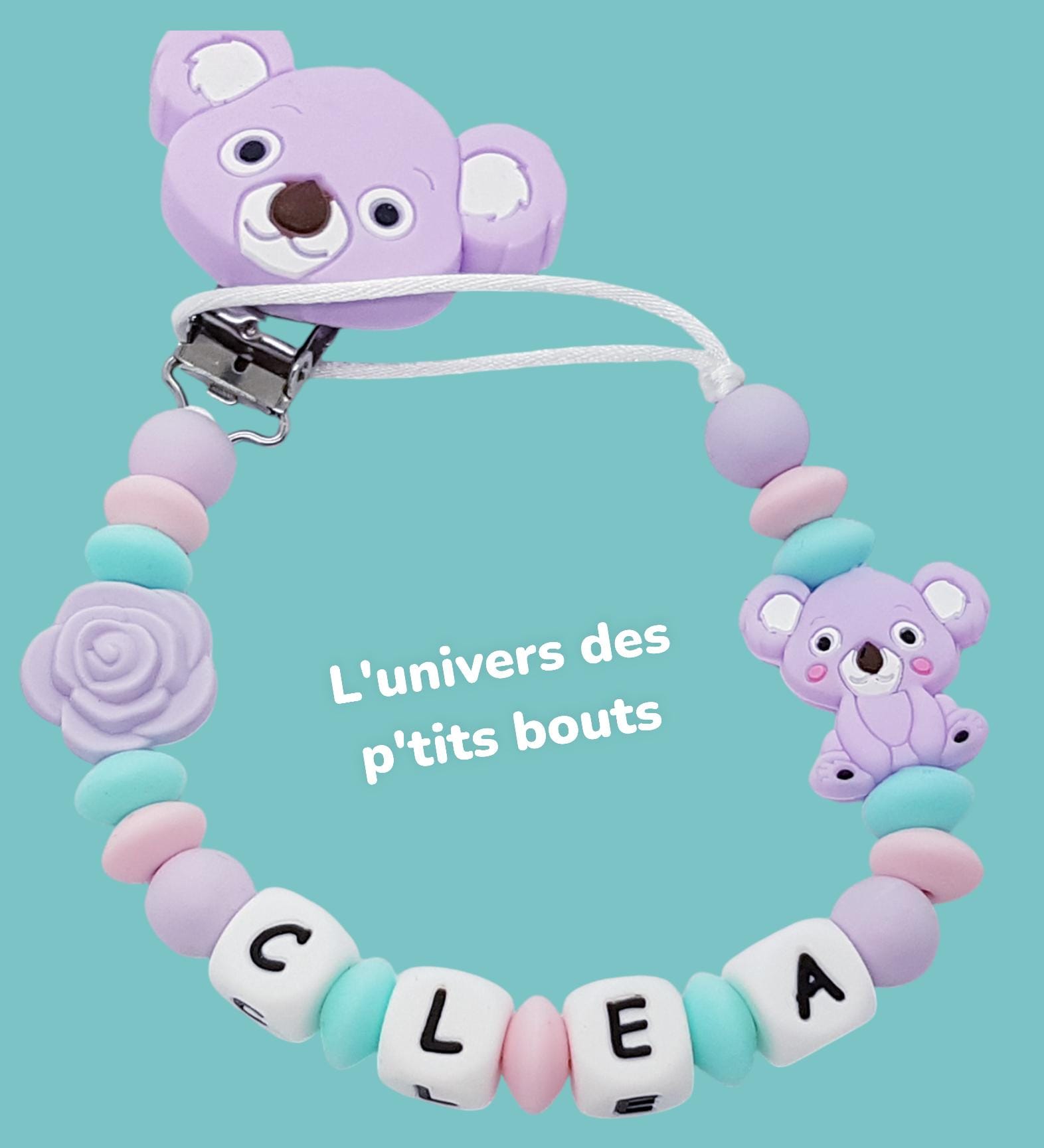 Koala-Schnullerclip Aus Silikon von Etsy - PetitsboutsCreations