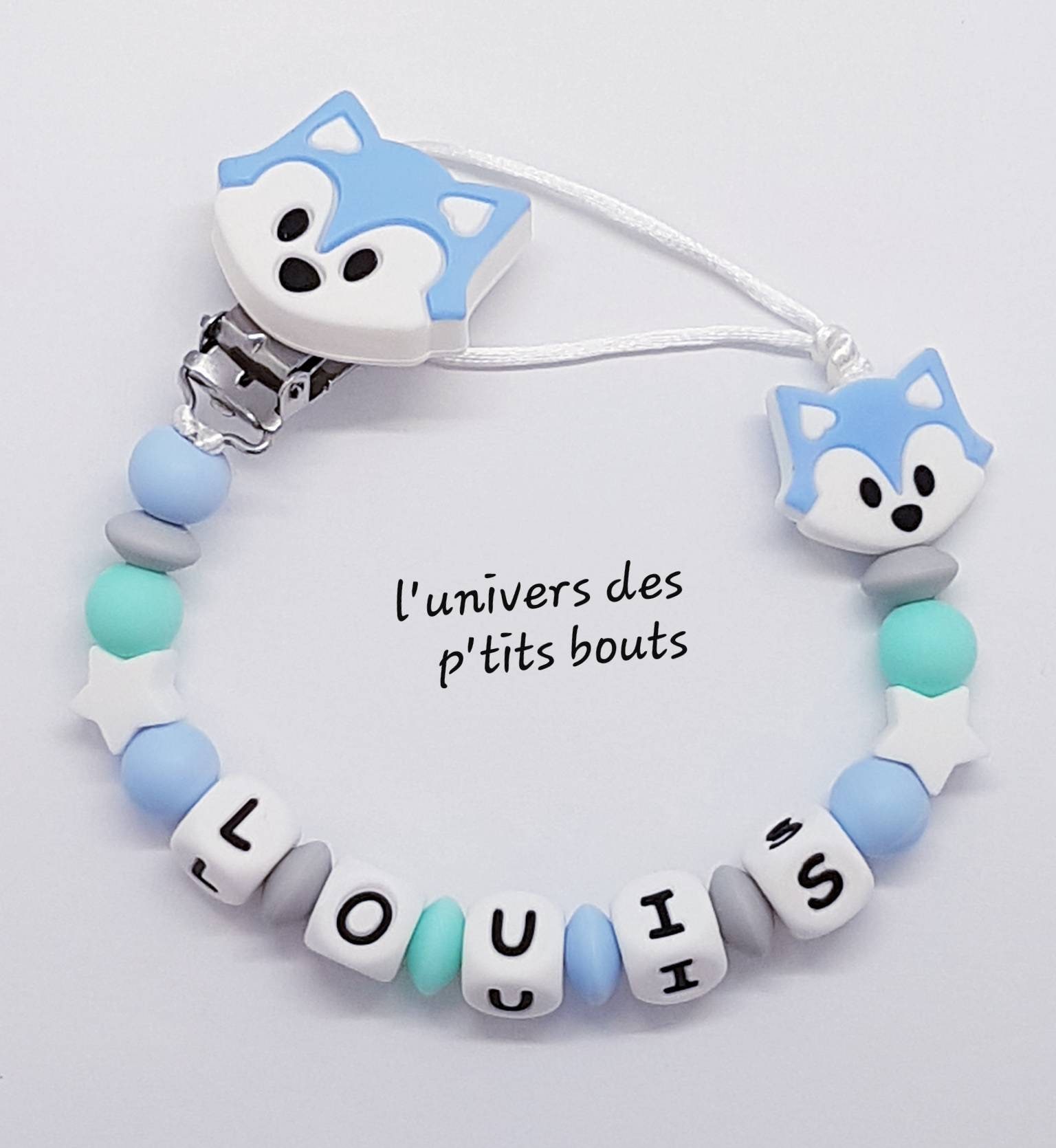 Personalisierter Schnullerclip - Fuchs Personalisierter Schnullerclip - Fuchs von Etsy - PetitsboutsCreations