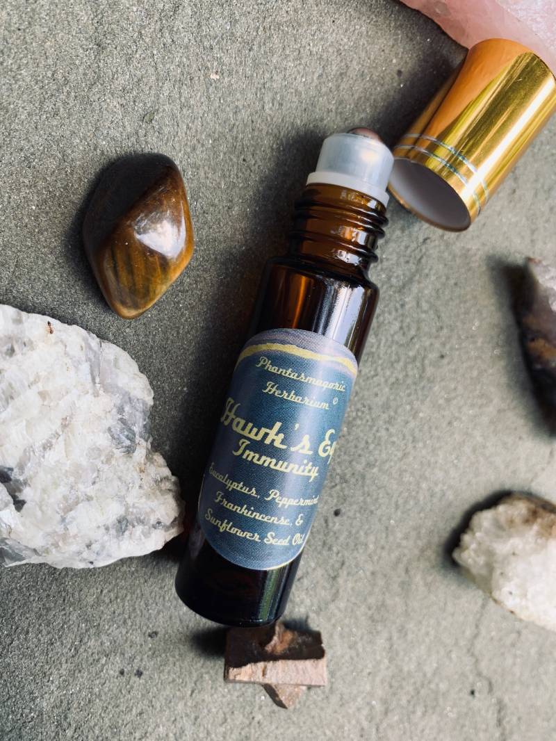 Falkenauge - Immunität Magic Stone Aromatherapie Ölmischungen von Etsy - PhantasmaHerbarium