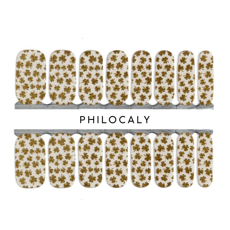 Gold Klee Nagelstreifen Diy Nail Art von Etsy - PhilocalyNailStrips