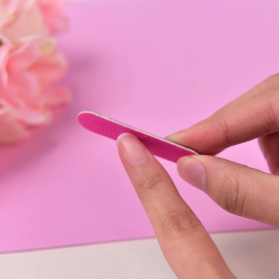 Mini Nageldatei Doppelseitig, Pinke Nageldatei, Schwarze Nagelzubehör, Professionelle Maniküre, Nail Art Mini Nageldatei Doppelseitig, Pinke Nageldatei, Schwarze Nagelzubehör, Professionelle Maniküre, Nail Art von Etsy - PhilocalyNailStrips