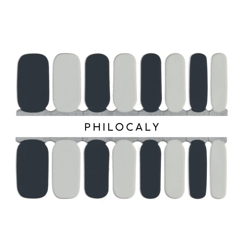 Schwarz Und Weiß Solid Color - Nagelstreifen, Nagelverpackungen, Nagellackkunst, Nagelaufkleber von Etsy - PhilocalyNailStrips