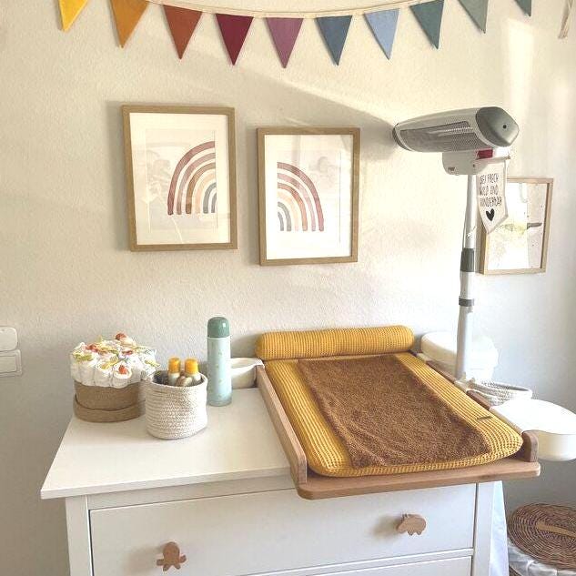 Bezug Für Die Wickelauflage Verschiedenen Größen Und Farben Wickeltischauflage Wickelunterlage Wickeltisch Wickelauflagenbezug Überzug von Etsy - PinkCloudsBabyShop