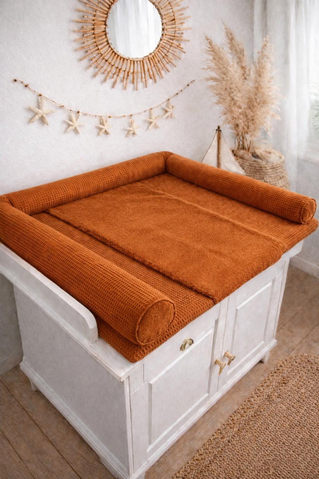 Bezug Für Die Wickelauflage in Verschiedenen Größen Und Farben Wickeltischauflage Wickelunterlage Wickeltisch Wickelauflagenbezug Baby von Etsy - PinkCloudsBabyShop