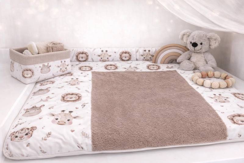 Bezug Für Wickelauflage Safari Babys + Frottee Beige - Verschiedenen Größen Wickeltischauflage Wickelunterlage Wickelauflagenbezug von Etsy - PinkCloudsBabyShop