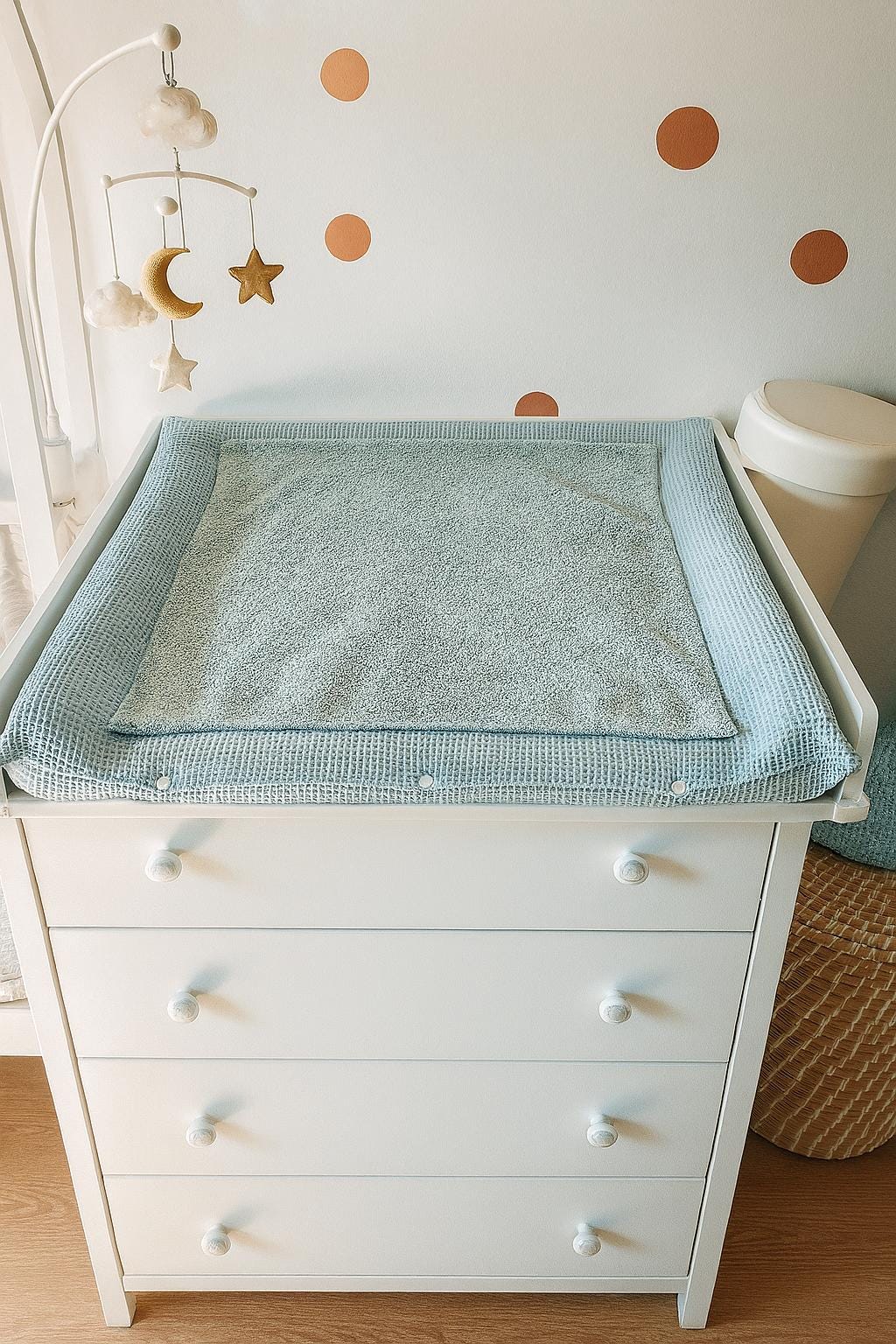 Bezug Für Wickelauflage Vädra - Keilauflage in Vielen Farben | Wickelunterlage Wickelauflagenbezug Wickeltisch von Etsy - PinkCloudsBabyShop