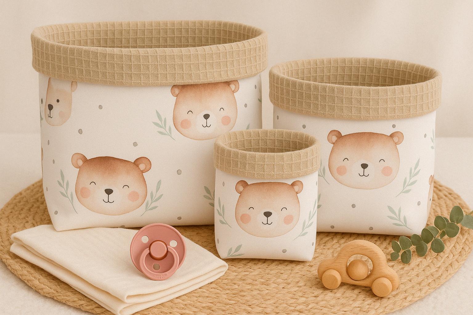 Utensilo - Bär Hellbeige Körbchen Wickeltisch Aufbewahrungskörbchen Wickeltischkörbchen Stoffkörbchen Utensilos Utensilo - Bär Hellbeige Körbchen Wickeltisch Aufbewahrungskörbchen Wickeltischkörbchen Stoffkörbchen Utensilos von Etsy - PinkCloudsBabyShop