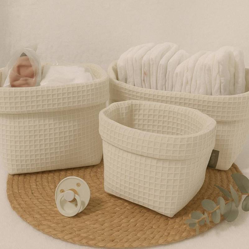 Utensilo Körbchen | Wickeltisch Utensilos Aufbewahrungskörbchen Wickeltischkörbchen Stoffkörbchen von Etsy - PinkCloudsBabyShop