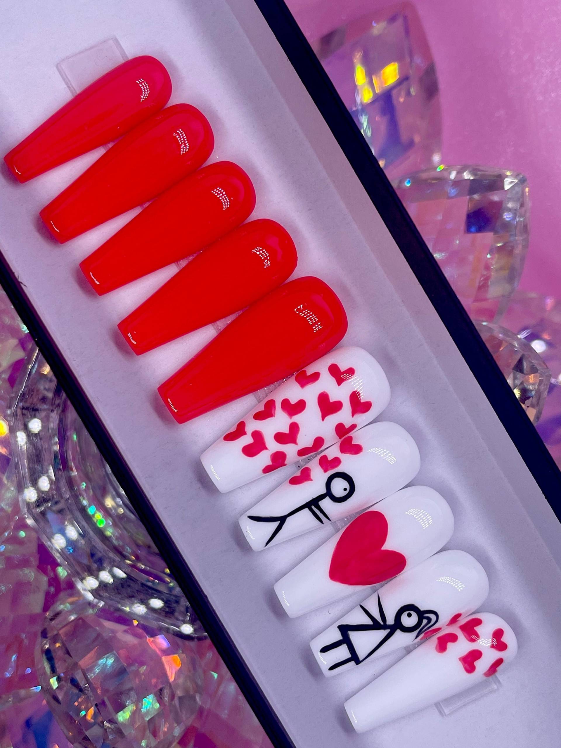 Liebe | Valentine Press On Nails Liebe | Valentine Press On Nails von Etsy - PinkiePromisesCo