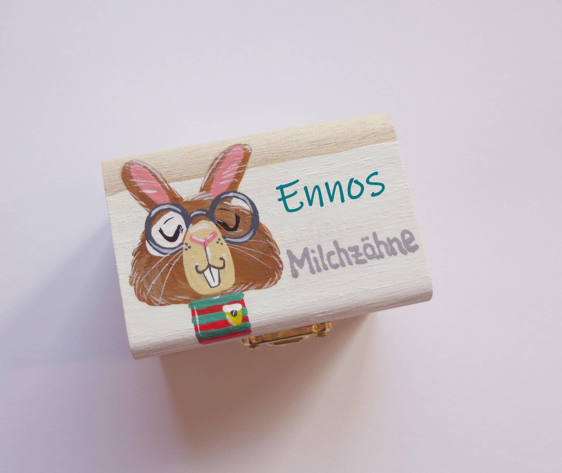 Milchzahndose "Hase", Zahndose, Milchzähne, Aufbewahrung Erste Zähne von Etsy - Pinselstuebchen