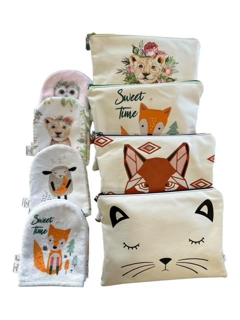 Kunstlederbeutel Mit Minihandschuhen Oder Waschbaren Tüchern Für Kinder von Etsy - Piqueetfantaisie