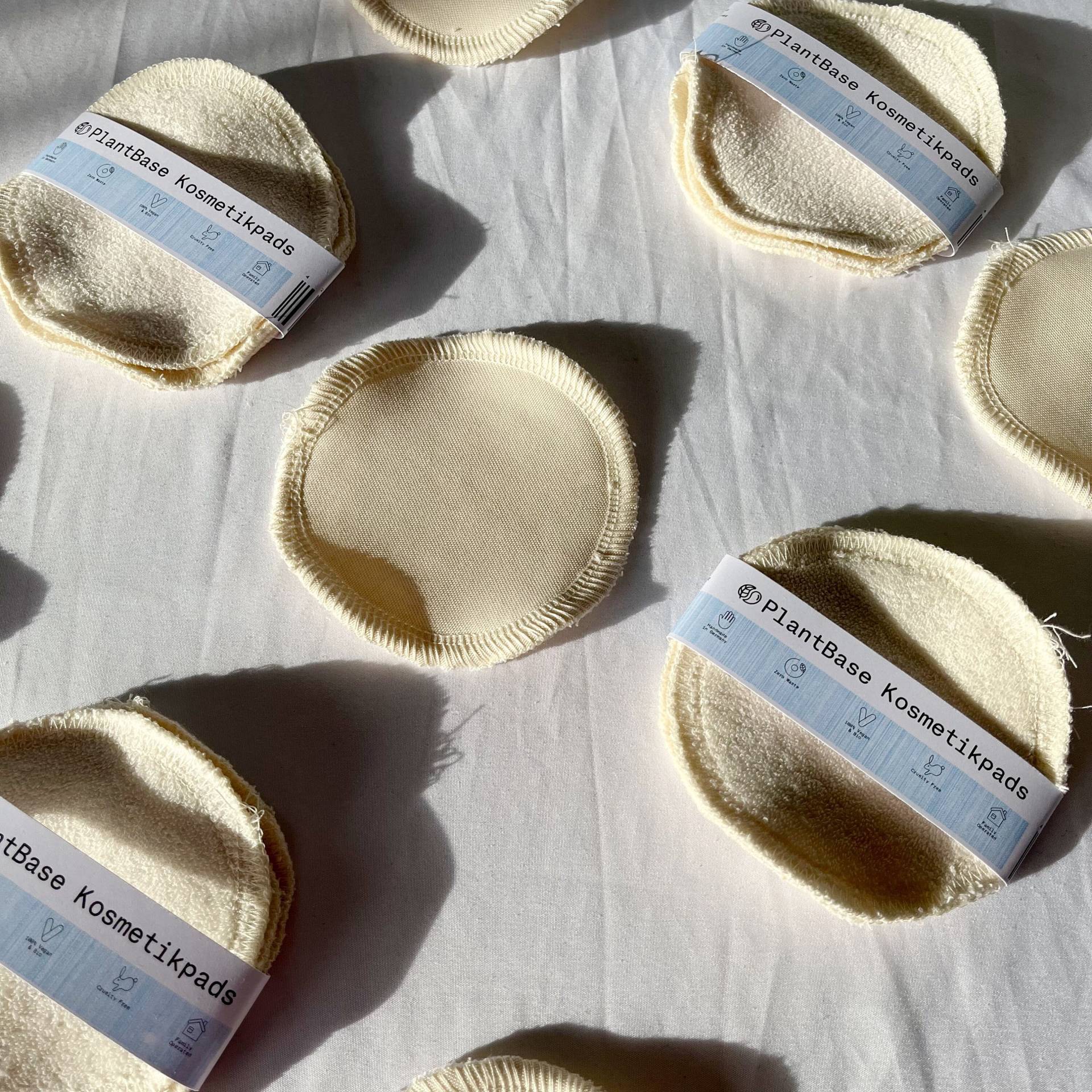 Wiederverwendbare Kosmetik Pads Zum Abschminken Und Zur Gesichts Reinigung | Bio & Vegan Handgemacht in Deutschland Ohne Plastik von Etsy - PlantBaseGmbH