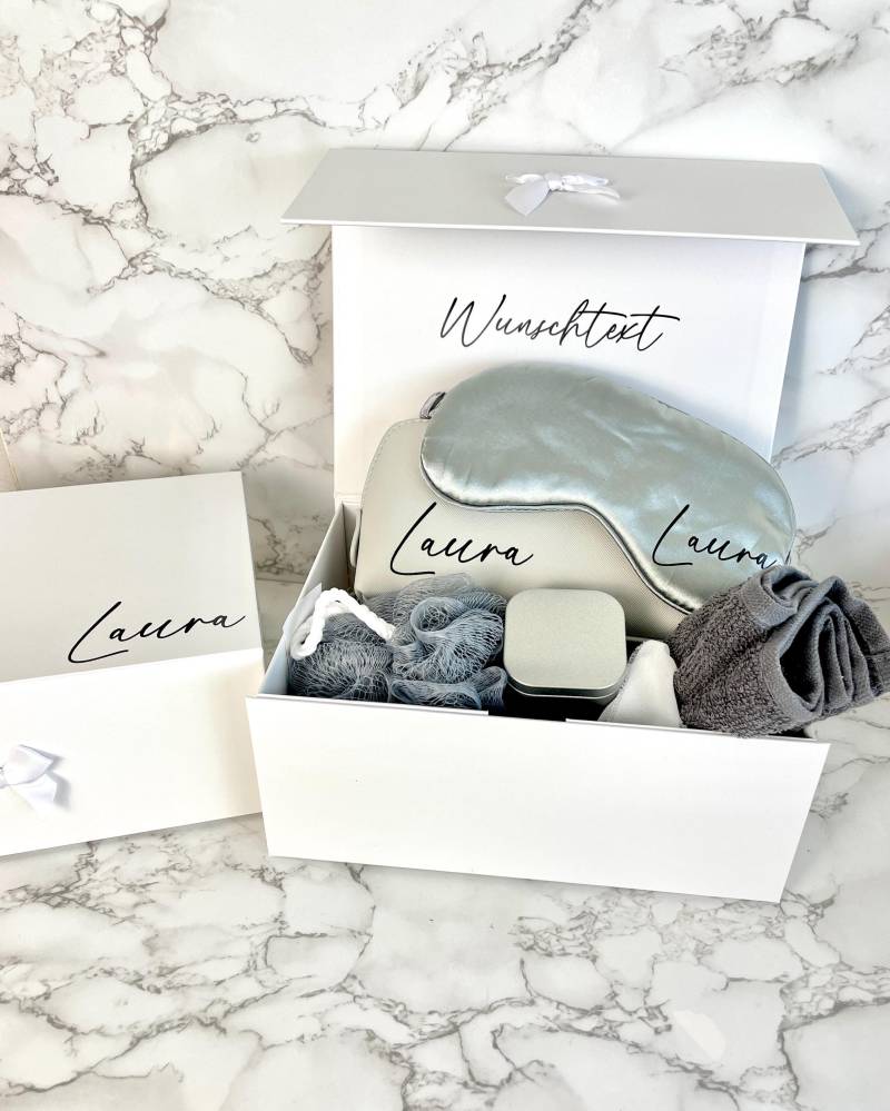 Personalisiertes Wellness Geschenkset Für Frauen, Individuelles Muttertagsgeschenk, Geburtstagsgeschenk Freundin, Geschenkbox Mit Namen von Etsy - Plotterbird