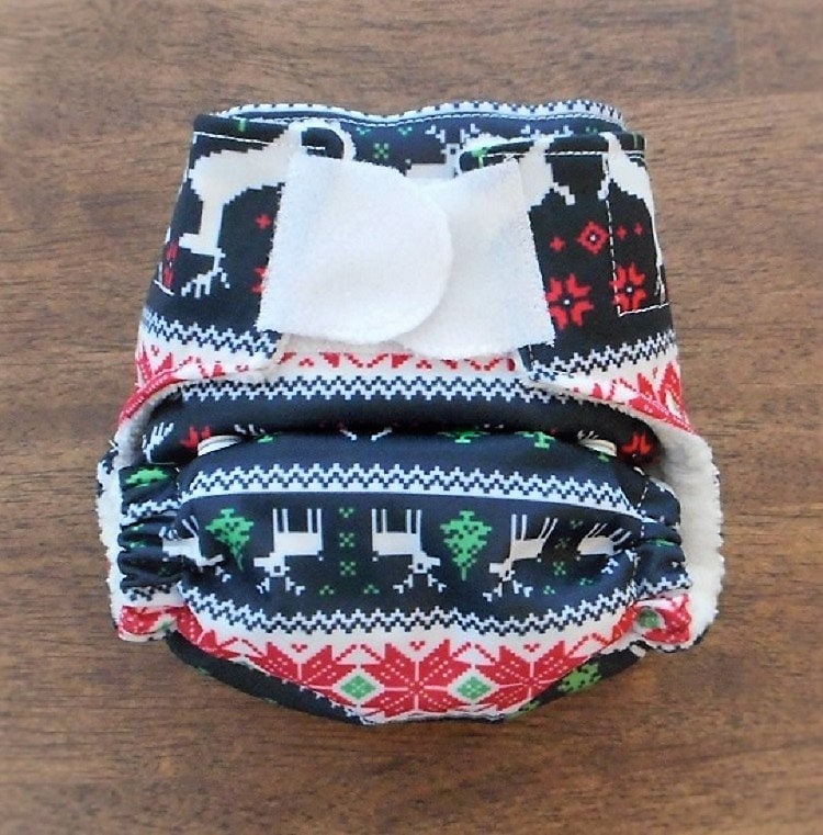Hässliche Pullover Neugeborenen Aio Windel von Etsy - PoopsnGigglesDiapers